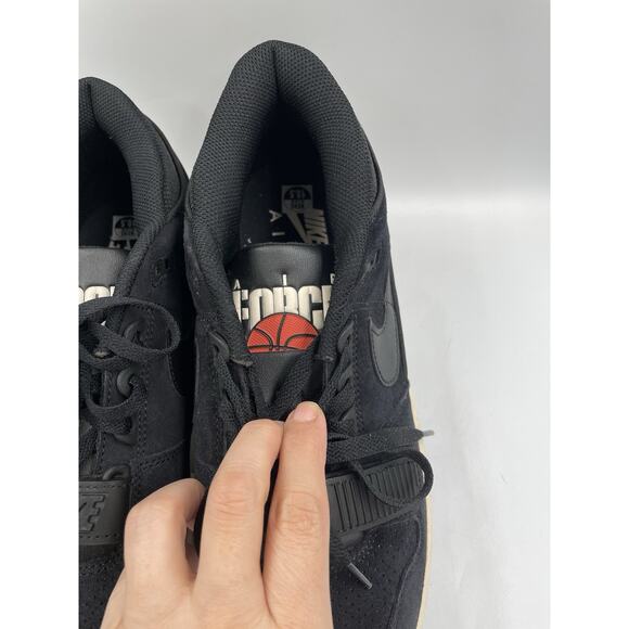 Nike Air Alpha Force 88 Mens Suede Athletic Shoes Sneakers Size 10.5 Black main image 8